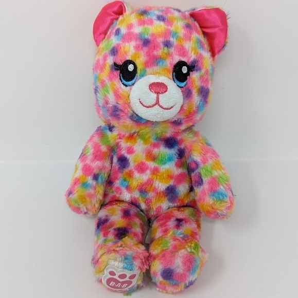 Build-A-Bear Other - Build A Bear Confetti Cat Mini Plush Kitty Kitten Pink Buddies
